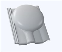 KMB BETA Briliant Taška betonová odvětrávací komplet Beta o 150 mm šedá